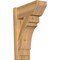 Ekena Millwork Merced Slat Rough Sawn Outlooker, Western Red Cedar, 8"W x 18"D x 26"H OUT08X18X26MRC06RWR - alternate 1